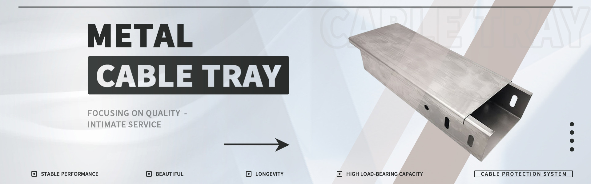 GI Cable Tray factory - Trough Cable Tray manufacturer from China