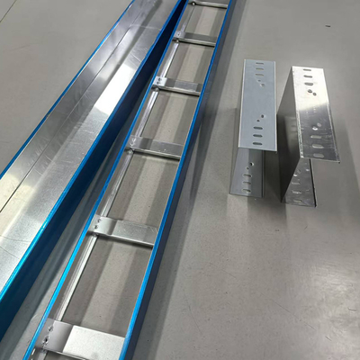 Horizontal Anodizing Aluminum Cable Trunking Tray With Wall Mounted OEM