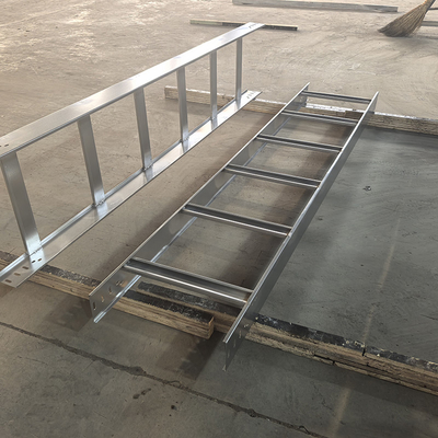 Indoor Outdoor Galv Cable Tray Ladder System Galvanized Coating 300mm