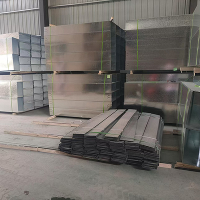 Outdoor Zinc Coated Hot Dip Galvanised Trunking 400mm Cable Tray Hassle Free