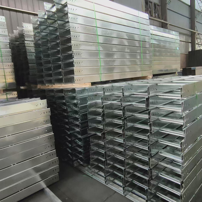 Outdoor Zinc Coated Hot Dip Galvanised Trunking 400mm Cable Tray Hassle Free