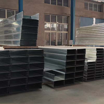 ISO9001 Perforated GI Cable Trunking HDG Cable Tray For HVAC Systems
