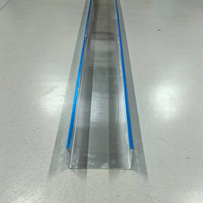 Aluminium Conductive Cable Tray Trough 100x50 Solid Bottom ODM