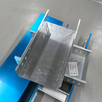 Aluminium Conductive Cable Tray Trough 100x50 Solid Bottom ODM