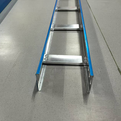 24" Solid Bottom Cable Tray Aluminum Ladder Overhead Raceway OEM