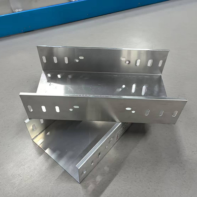 24" Solid Bottom Cable Tray Aluminum Ladder Overhead Raceway OEM