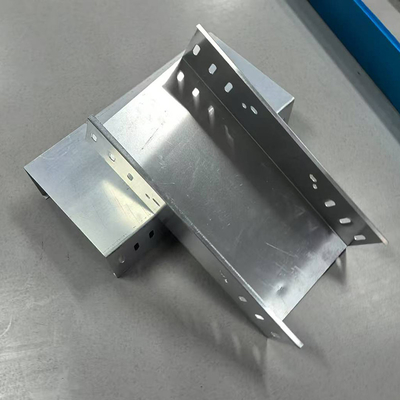 Electrical Perforated Gi Cable Duct Tray Aluminum Alloy Ladder 100mm