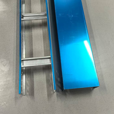 Electrical Perforated Gi Cable Duct Tray Aluminum Alloy Ladder 100mm