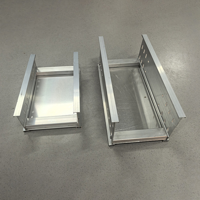 Solid Bottom Instrument Cable Tray Anodizing Aluminum Alloy OEM