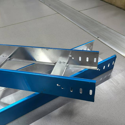 Commercial Instrument Cable Tray Conductive Aluminum Ladder Organiser Floor Mounted