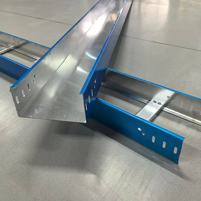 Commercial Instrument Cable Tray Conductive Aluminum Ladder Organiser Floor Mounted