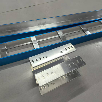 Commercial Instrument Cable Tray Conductive Aluminum Ladder Organiser Floor Mounted