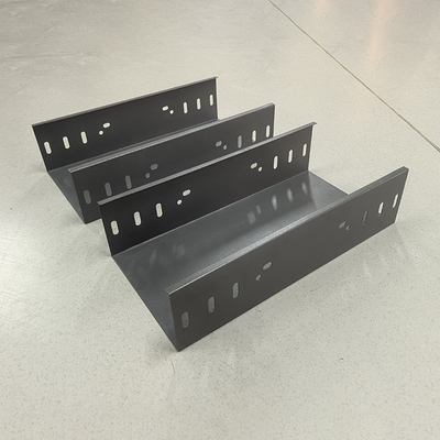 Wall Mount Ventilated Cable Tray Aluminum Ladder 1000mm Custom