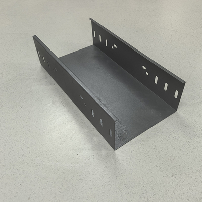 Fireproof Steel Slotted Cable Trough System Tray For Electrical Wiring OEM