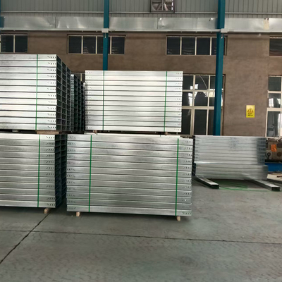 400x100 Ceiling Mounted Industrial Ventilated Cable Tray Powdercoated Stainless Steel