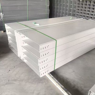 Outdoor Waterproof Galvanized Steel Ventilated Cable Tray Trunking Aluminum Basket
