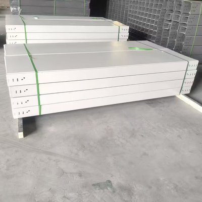 Outdoor Waterproof Galvanized Steel Ventilated Cable Tray Trunking Aluminum Basket