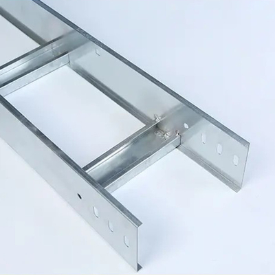 Wall Mounted 225mm Galvanised Trunking 750mm Cable Tray Ladder OEM