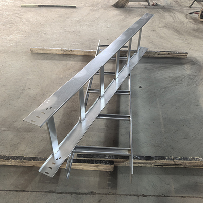 Indoor Outdoor Galv Cable Tray Ladder System Galvanized Coating 300mm