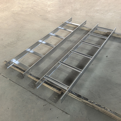 Indoor Outdoor Galv Cable Tray Ladder System Galvanized Coating 300mm