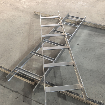 Trapezoidal Fire Rated Cable Ladder Tray 12 Inch For Electrical Wiring Systems