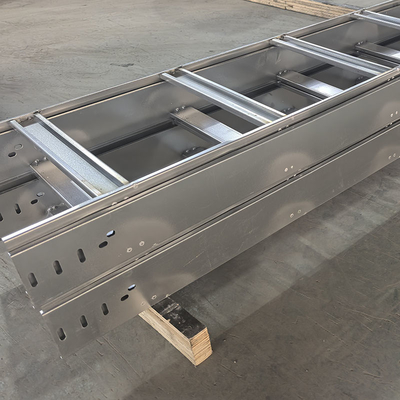 Trapezoidal Aluminum Ladder Cable Tray Lightweight Fire Resistant