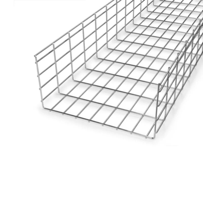 Welded Galvanized Wire Mesh B Line Basket Tray 200mm For Cable Management