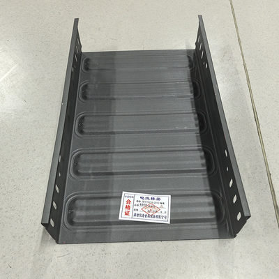 Solid Bottom Offshore Cable Tray Trunking Galvanized Steel 50mm - 300mm