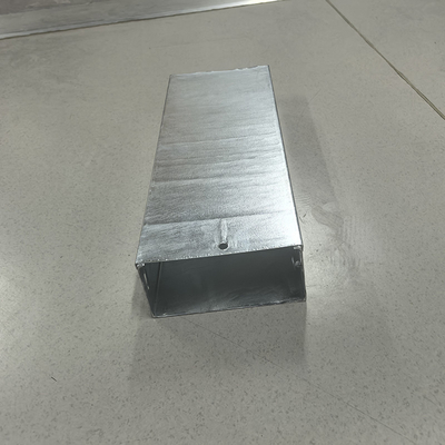 Wall Mounted Underground 50mm Galvanised Cable Tray Hot Dip Zinc Plating OEM