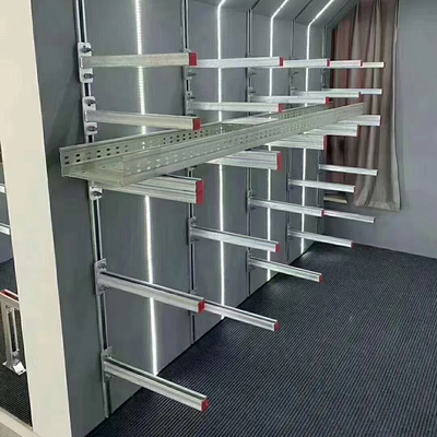 Precision Cast Iron Cable Tray Fittings Vertical Support Wall Mounted