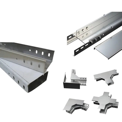 Galvanization Cable Tray Fitting Ventilated Perforated Trough Horizontal Elbow