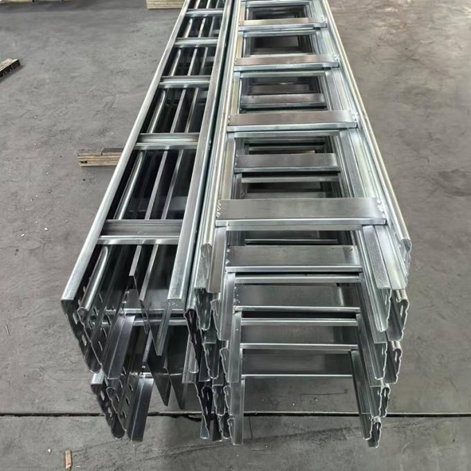 600mm Electrical Galvanised Cable Ladder System Wall Mounted Anti Corrosion